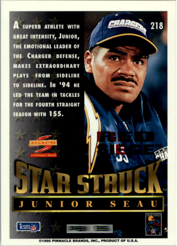 Tarjetas paralelas 1995 Score Football "Red Siege Artist's Proofs" - Imagen 27 de 29