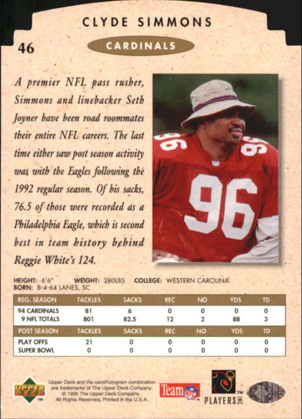 1995 SP Championship Football "Die Cuts" Parallel Cards - Picture 13 of 72