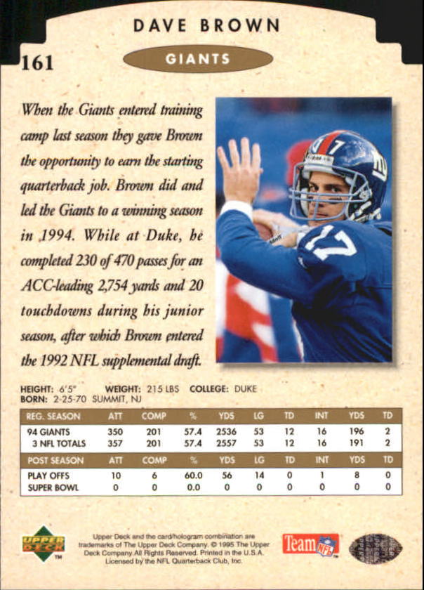 1995 SP Championship Football "Die Cuts" Parallel Cards - Picture 45 of 72