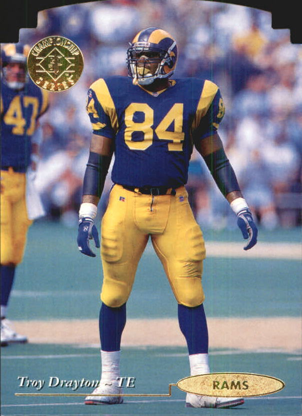 1995 SP Championship Football "Die Cuts" Parallel Cards - Picture 60 of 72