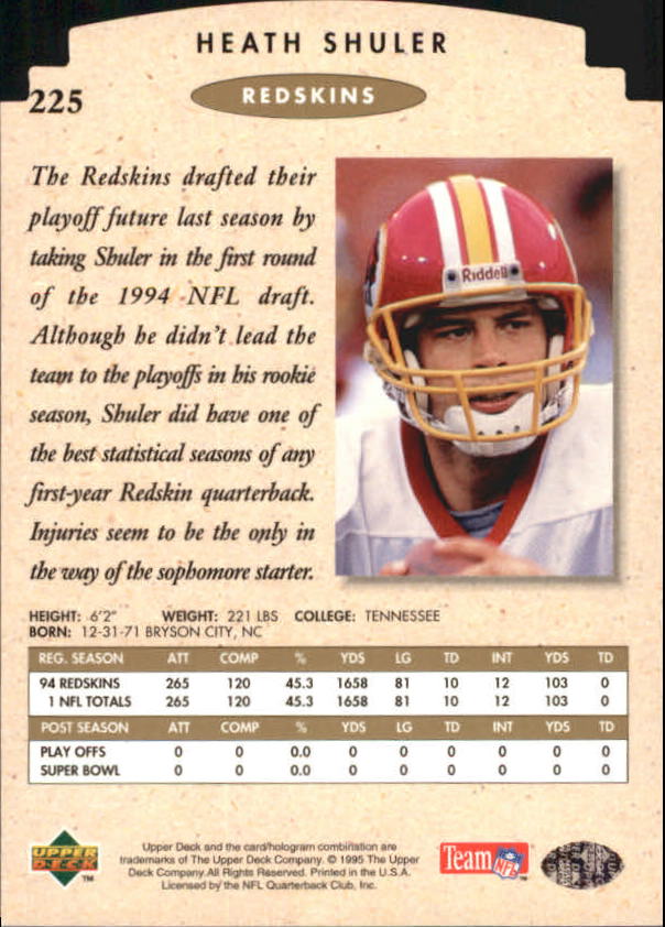 1995 SP Championship Football "Die Cuts" Parallel Cards - Picture 72 of 72