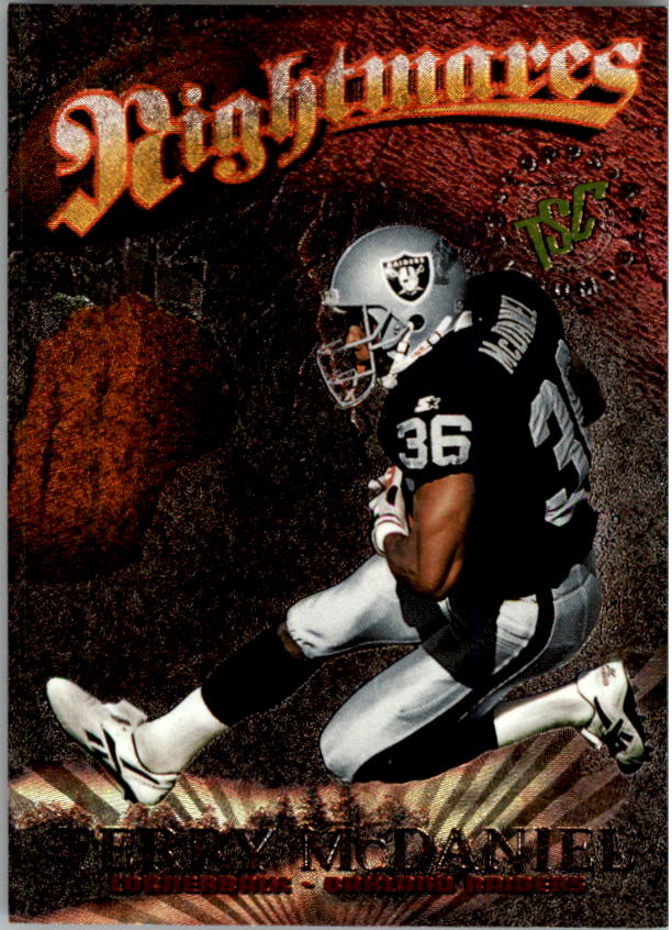 1995 Stadium Club Football "Nightmares" Insert Cards - Bild 12 von 13