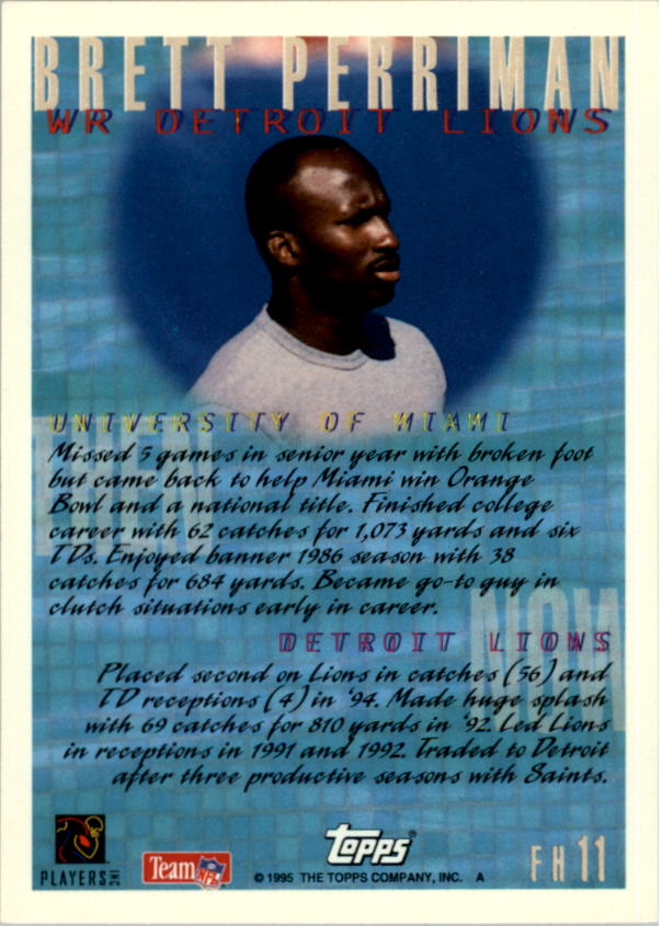 1995 Topps Florida Hot Bed Football (Pick Card From List) C147 06-22 - Picture 19 of 25