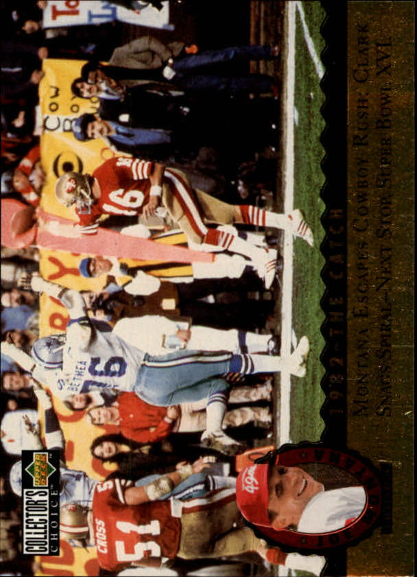 "Tarjetas de inserción de fútbol ""Joe Montana Trilogy"" de Upper Deck Upper - Imagen 8 de 47