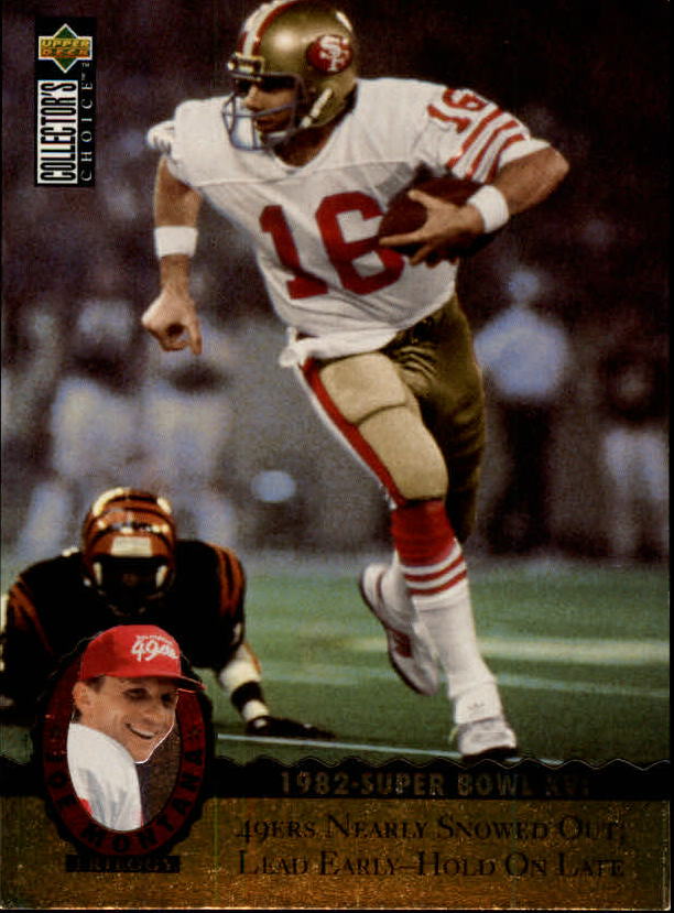 "Tarjetas de inserción de fútbol ""Joe Montana Trilogy"" de Upper Deck Upper - Imagen 10 de 47