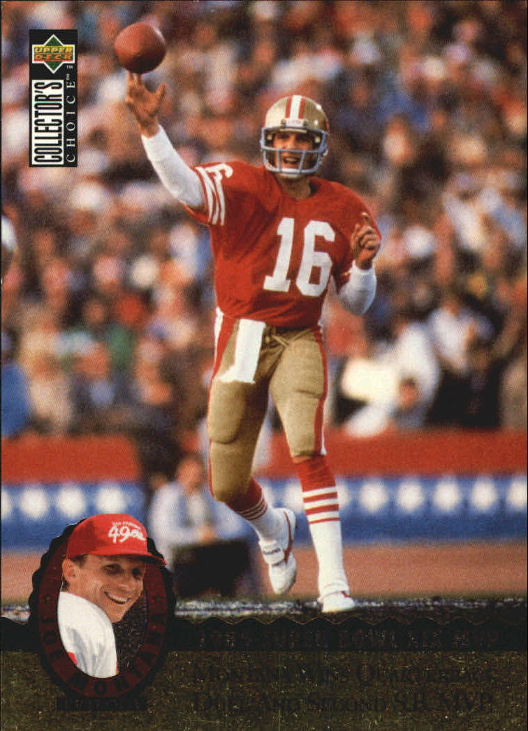 "Tarjetas de inserción de fútbol ""Joe Montana Trilogy"" de Upper Deck Upper - Imagen 16 de 47