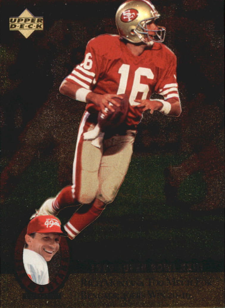 "Tarjetas de inserción de fútbol ""Joe Montana Trilogy"" de Upper Deck Upper - Imagen 20 de 47
