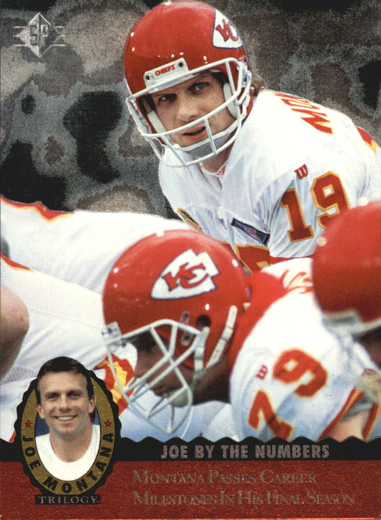 "Tarjetas de inserción de fútbol ""Joe Montana Trilogy"" de Upper Deck Upper - Imagen 36 de 47