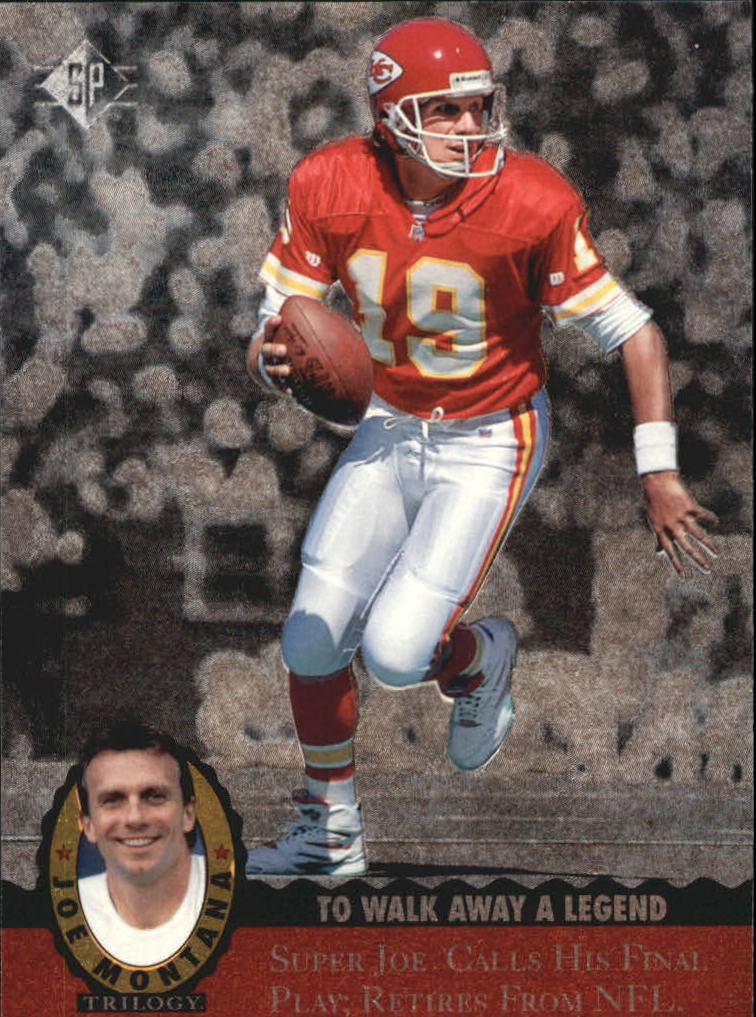 "Tarjetas de inserción de fútbol ""Joe Montana Trilogy"" de Upper Deck Upper - Imagen 40 de 47