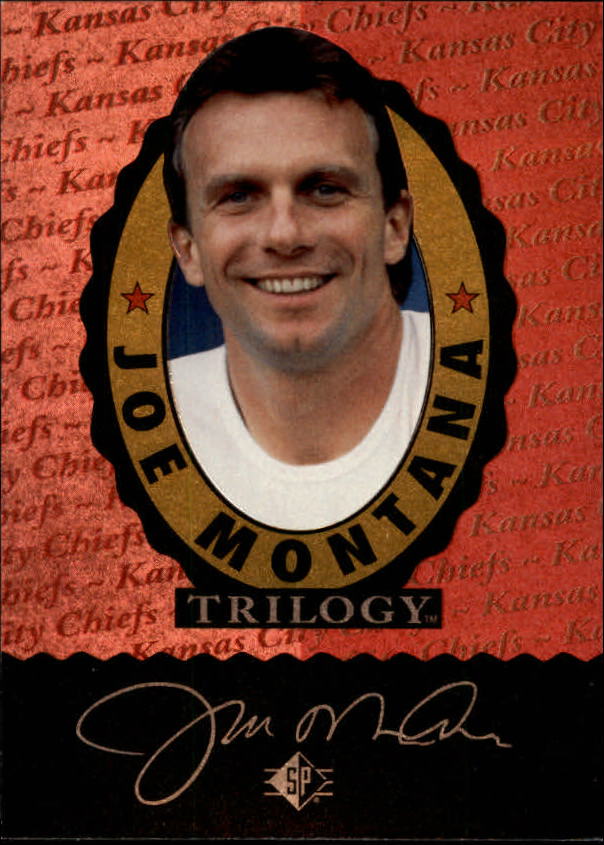 "Tarjetas de inserción de fútbol ""Joe Montana Trilogy"" de Upper Deck Upper - Imagen 44 de 47