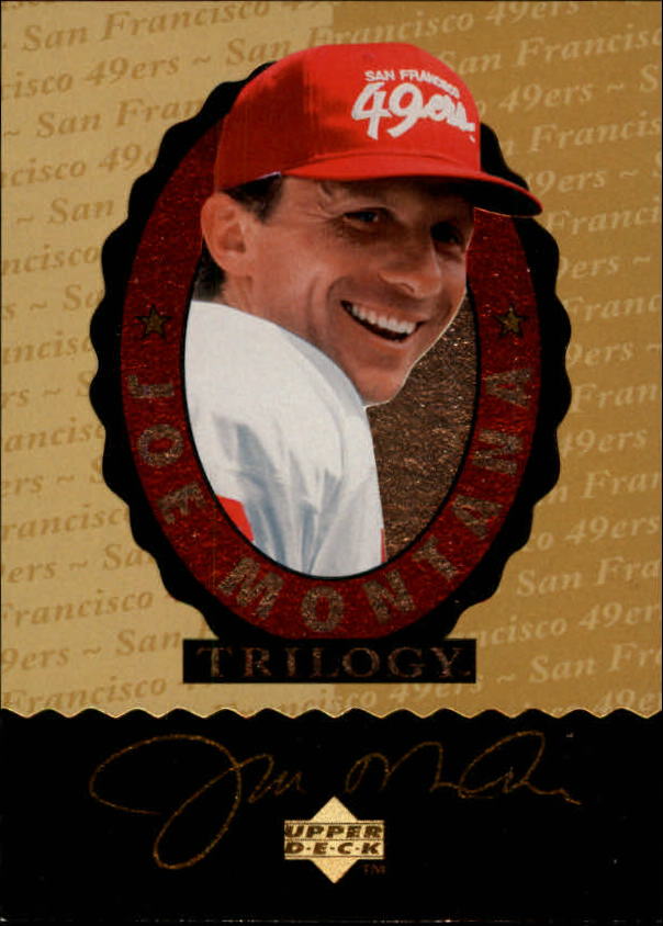 "Tarjetas de inserción de fútbol ""Joe Montana Trilogy"" de Upper Deck Upper - Imagen 46 de 47
