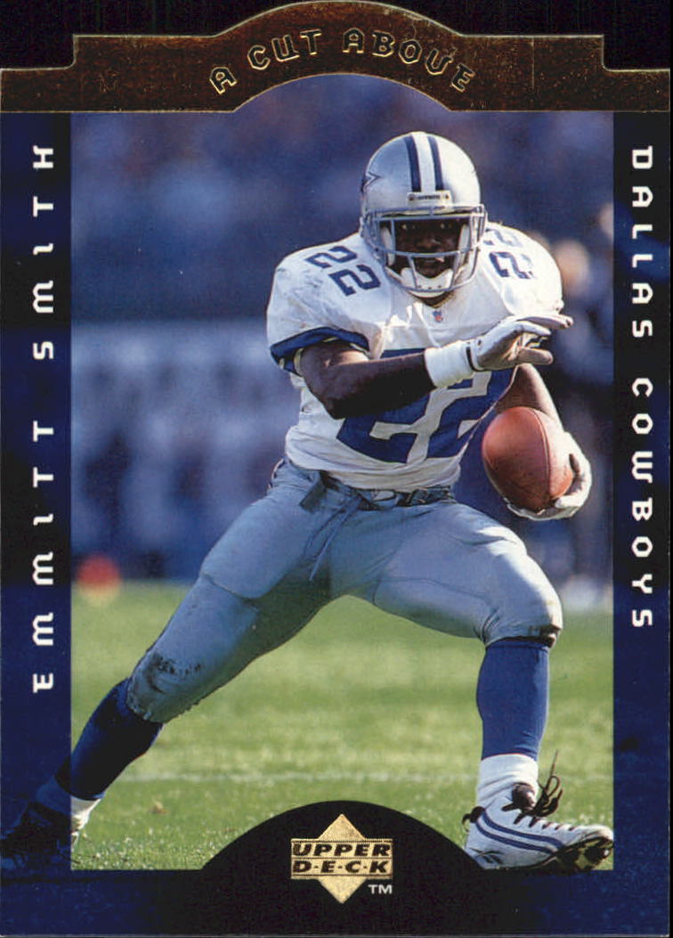Tarjetas insertadas de fútbol americano Collector's Choice 1996 "A Cut Above" - Imagen 6 de 11