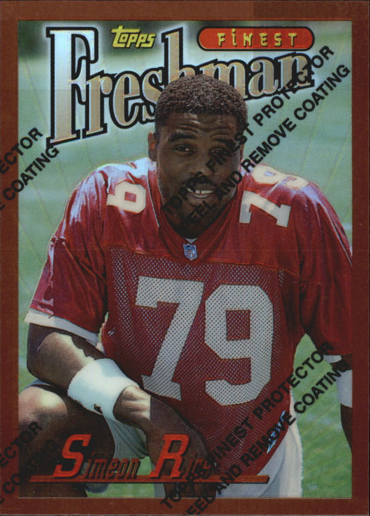 1996 Finest Football "Refractors" Parallel Cards - Picture 38 of 59