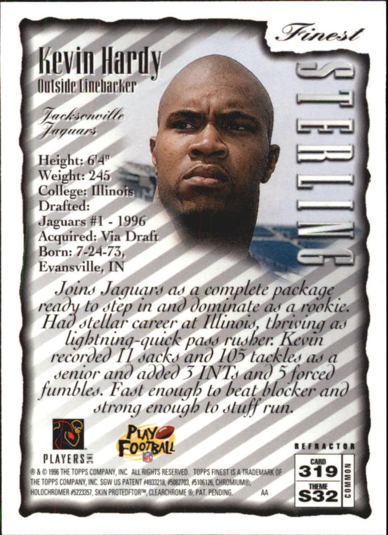1996 Finest Football "Refractors" Parallel Cards - Picture 51 of 59