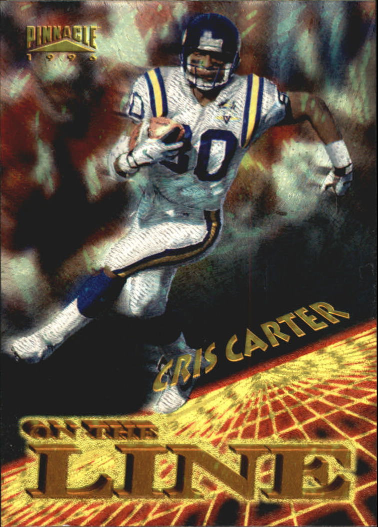 Tarjetas insertables Pinnacle Football 1996 "Black 'N Blue and On The Line" - Imagen 4 de 9