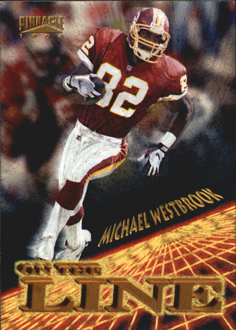 Tarjetas insertables Pinnacle Football 1996 "Black 'N Blue and On The Line" - Imagen 6 de 9