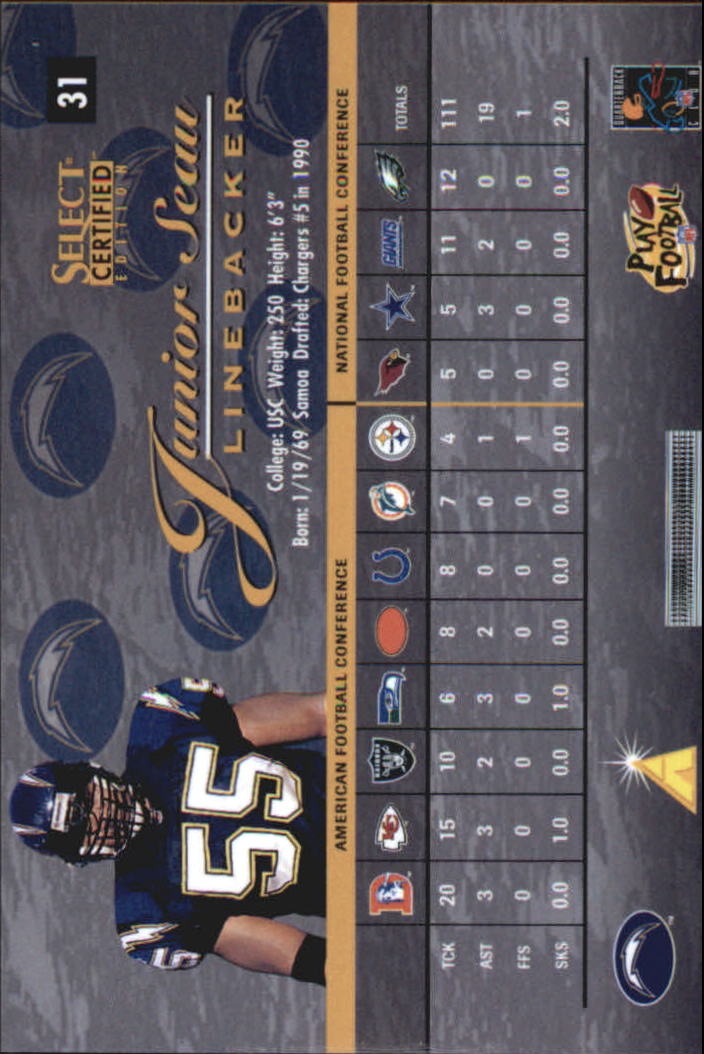 Tarjetas paralelas ""azul y rojo"" de fútbol americano certificado Select - Imagen 9 de 36