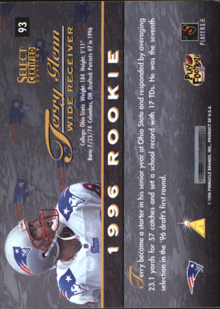 Tarjetas paralelas ""azul y rojo"" de fútbol americano certificado Select - Imagen 25 de 36
