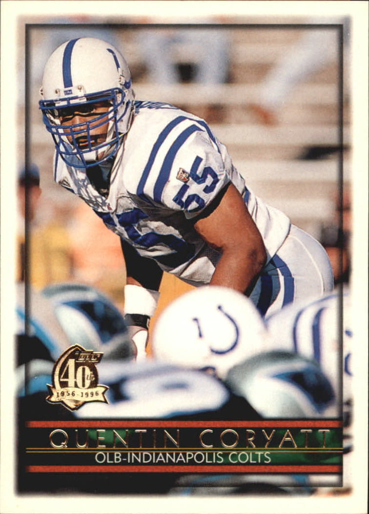 B0473- 1996 Topps Football Card #s 1-250 +Rookies -You Pick - 15+ FREE SHIP