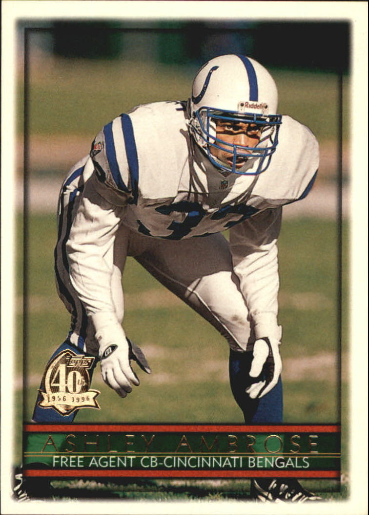 1996 Topps Football "Main Set" Cards #221 to #440 Rookies and Veterans - Picture 84 of 299