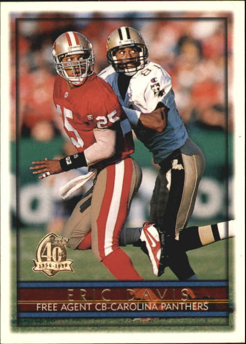 1996 Topps Football "Main Set" Cards #221 to #440 Rookies and Veterans - Picture 182 of 299