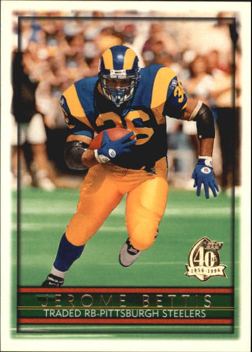 1996 Topps Football "Main Set" Cards #221 to #440 Rookies and Veterans - Picture 184 of 299