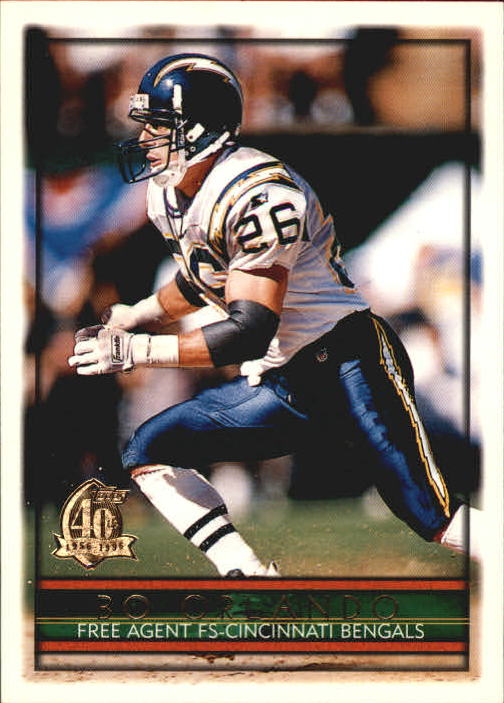 1996 Topps Football "Main Set" Cards #221 to #440 Rookies and Veterans - Picture 194 of 299
