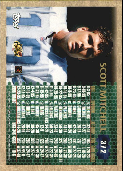 1996 Topps Football "Main Set" Cards #221 to #440 Rookies and Veterans - Picture 207 of 299