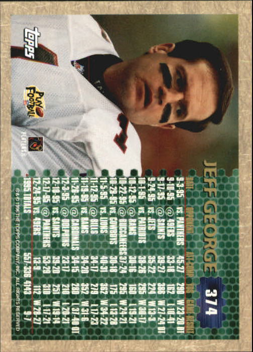 1996 Topps Football "Main Set" Cards #221 to #440 Rookies and Veterans - Picture 211 of 299