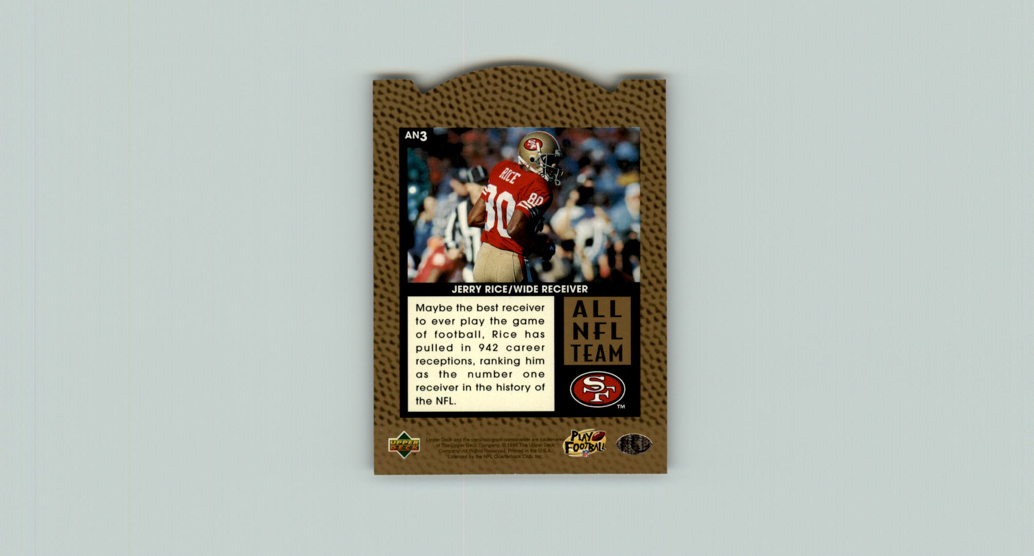 1996 Upper Deck Silver Football "All-NFL" Insert Cards - Picture 4 of 25