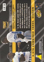 Tarjetas insertadas de fútbol americano Zenith 1996 "Notable '95" - Imagen 5 de 18