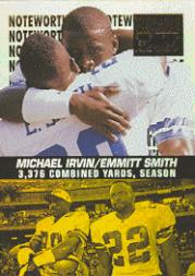 Tarjetas insertadas de fútbol americano Zenith 1996 "Notable '95" - Imagen 4 de 18