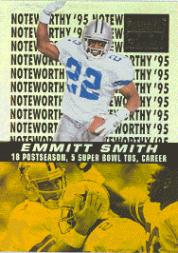 Tarjetas insertadas de fútbol americano Zenith 1996 "Notable '95" - Imagen 14 de 18