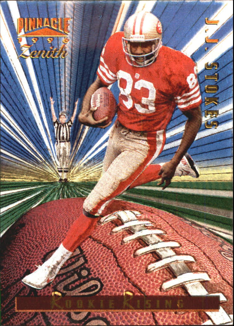 Tarjetas insertables de fútbol americano Zenith 1996 "Rookie Rising" - Imagen 9 de 17