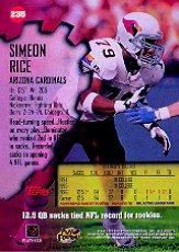 1997 Stadium Club Football "Main Set" Cards #201 to Checklists Rookies and Vets - Picture 58 of 252