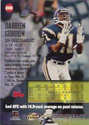 1997 Stadium Club Football "Main Set" Cards #201 to Checklists Rookies and Vets - Picture 104 of 252