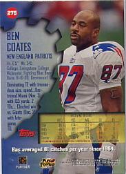 1997 Stadium Club Football "Main Set" Cards #201 to Checklists Rookies and Vets - Picture 124 of 252