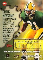 1997 Stadium Club Football "Main Set" Cards #201 to Checklists Rookies and Vets - Picture 132 of 252