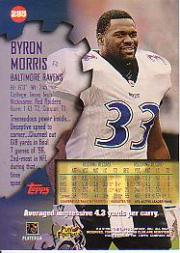 1997 Stadium Club Football "Main Set" Cards #201 to Checklists Rookies and Vets - Picture 140 of 252