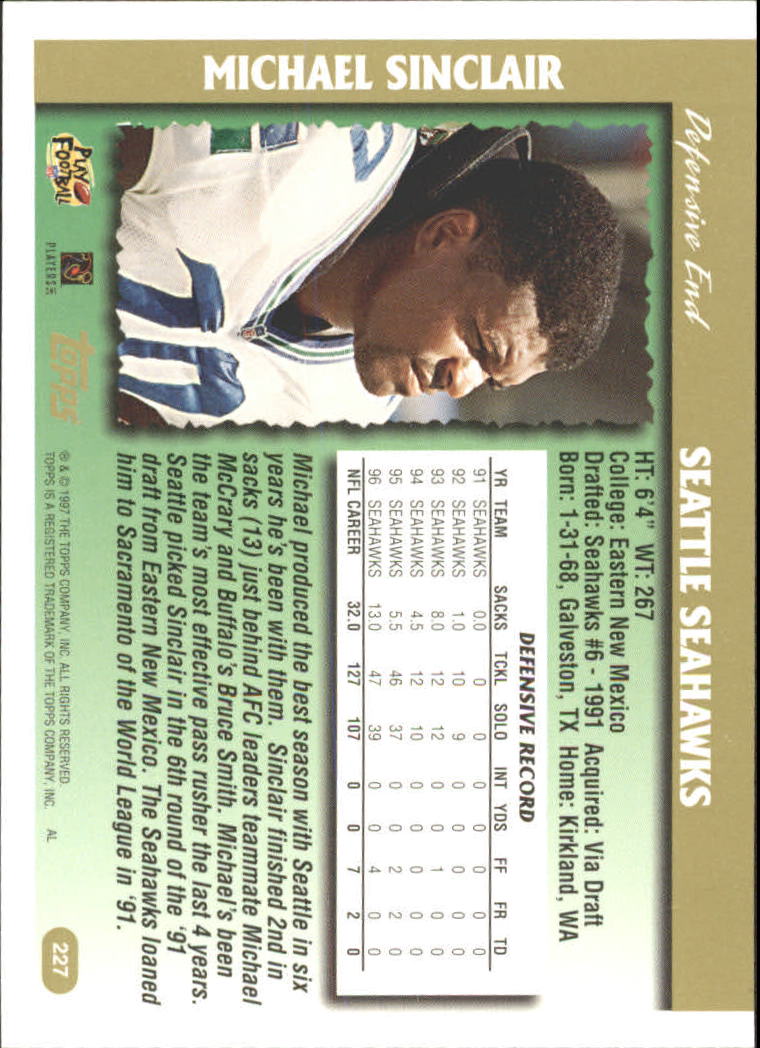 Tarjetas paralelas de fútbol americano Topps 1997 ""acuñadas en cantón - Imagen 7 de 21