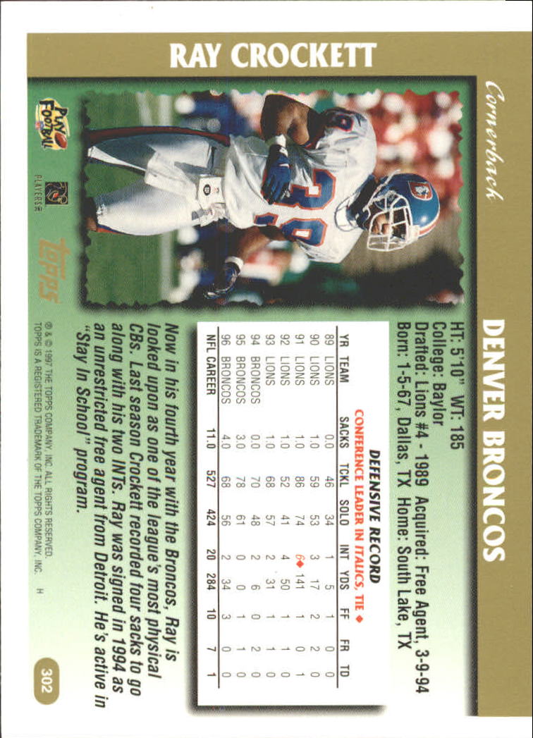 Tarjetas paralelas de fútbol americano Topps 1997 ""acuñadas en cantón - Imagen 9 de 21