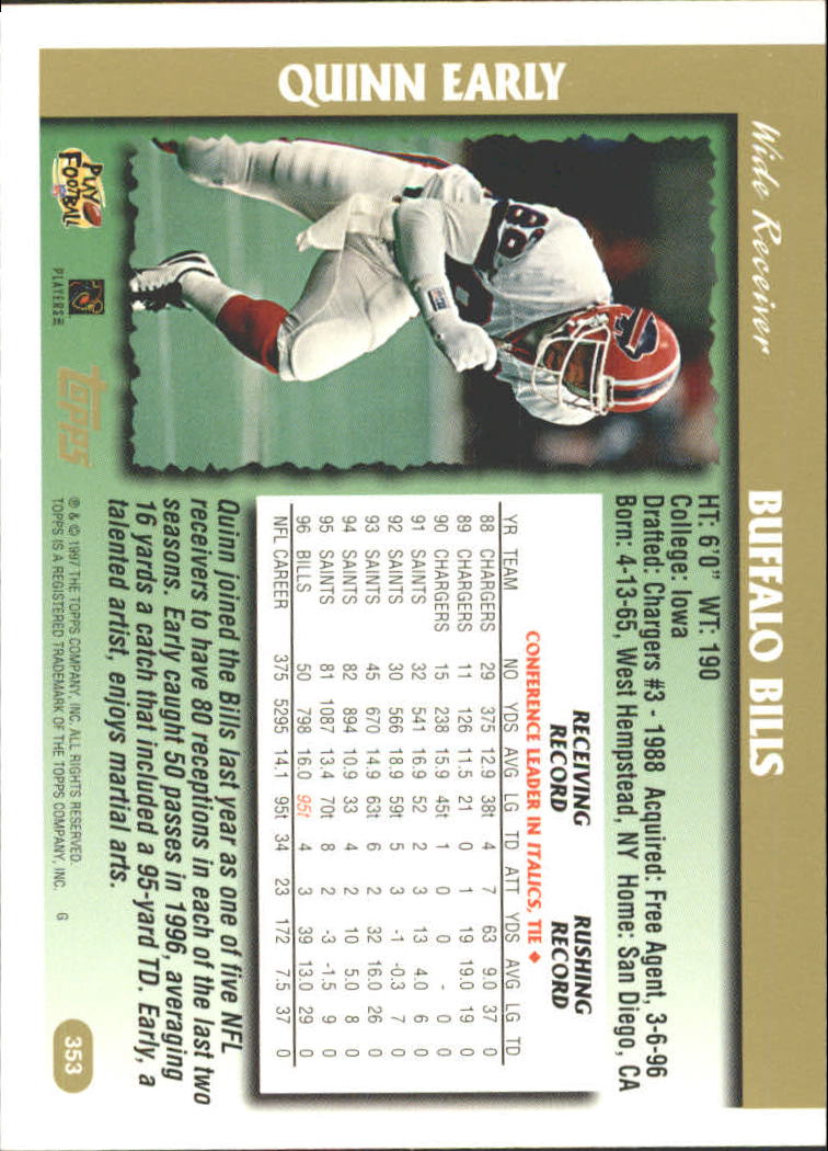 Tarjetas paralelas de fútbol americano Topps 1997 ""acuñadas en cantón - Imagen 15 de 21
