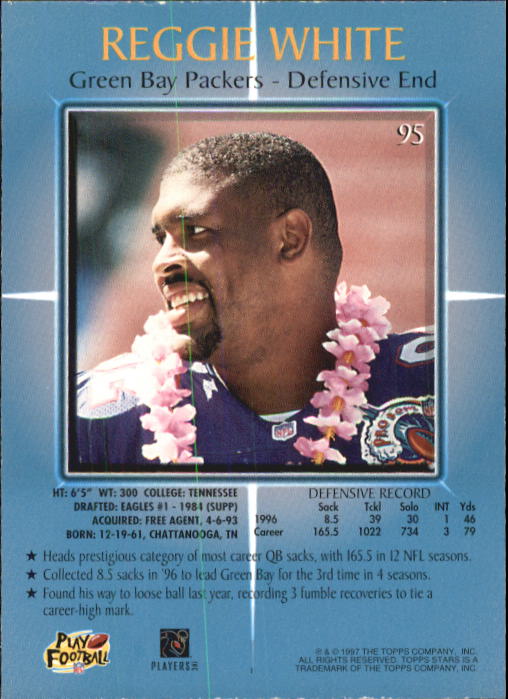 1997 Topps Stars Football "Main Set" Cards #1 to #125 Rookies and Veterans - Picture 131 of 171