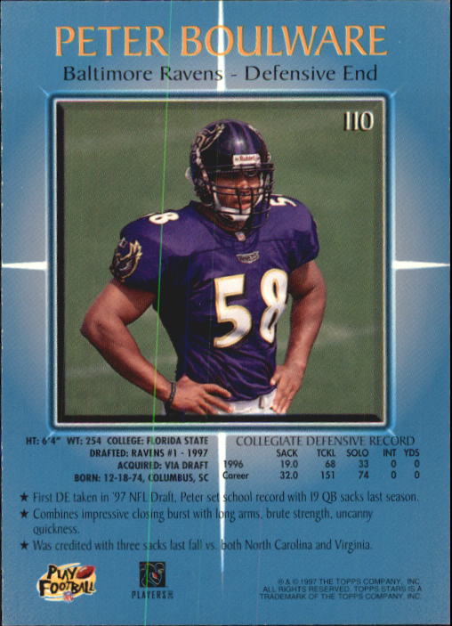 1997 Topps Stars Football "Main Set" Cards #1 to #125 Rookies and Veterans - Picture 149 of 171