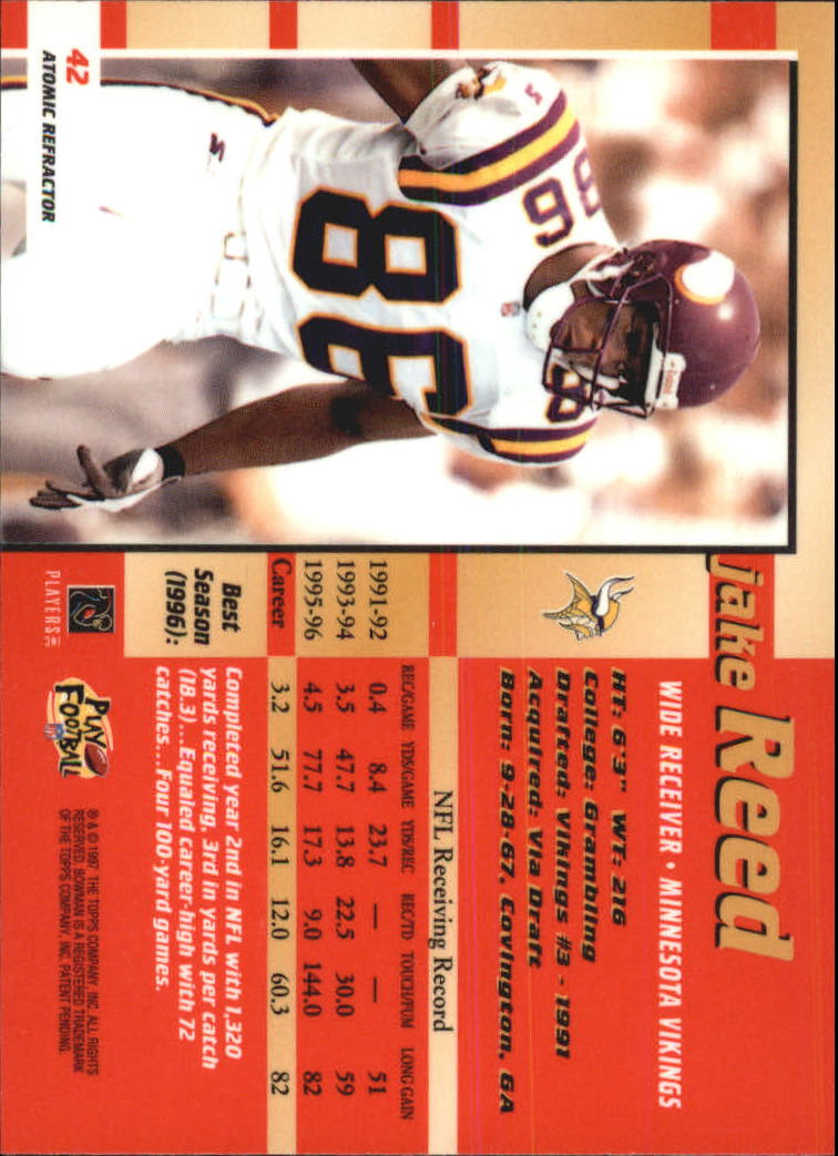 Tarjetas ""Refractores e insertos"" de fútbol americano Bowman's Best 1997 - Imagen 5 de 21