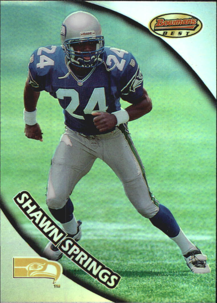 Tarjetas ""Refractores e insertos"" de fútbol americano Bowman's Best 1997 - Imagen 20 de 21
