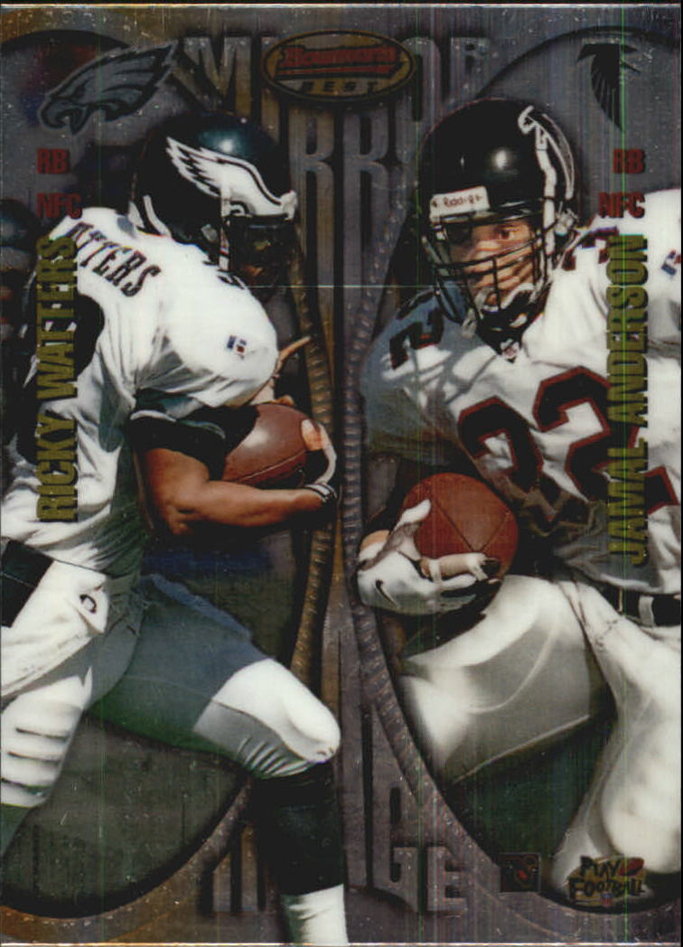 Tarjetas ""Refractores e insertos"" de fútbol americano Bowman's Best 1997 - Imagen 10 de 21