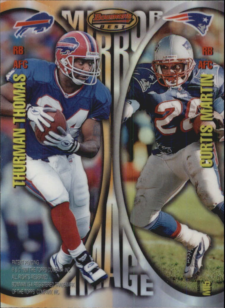 Tarjetas ""Refractores e insertos"" de fútbol americano Bowman's Best 1997 - Imagen 13 de 21