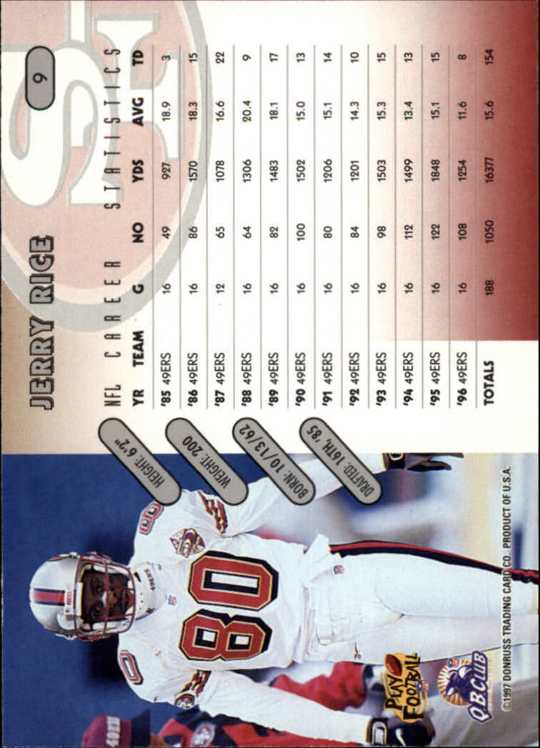1997 Donruss Football "Main Set" Cards #1 to #230 Rookies and Veterans - Picture 19 of 445