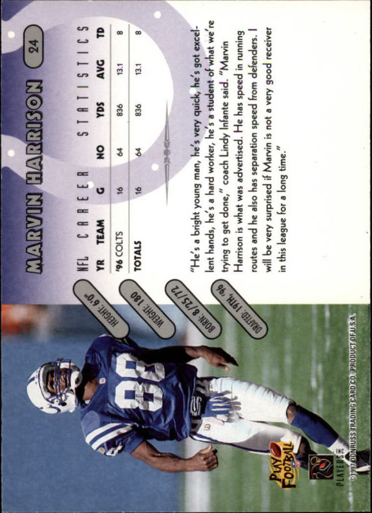 1997 Donruss Football "Main Set" Cards #1 to #230 Rookies and Veterans - Picture 47 of 445